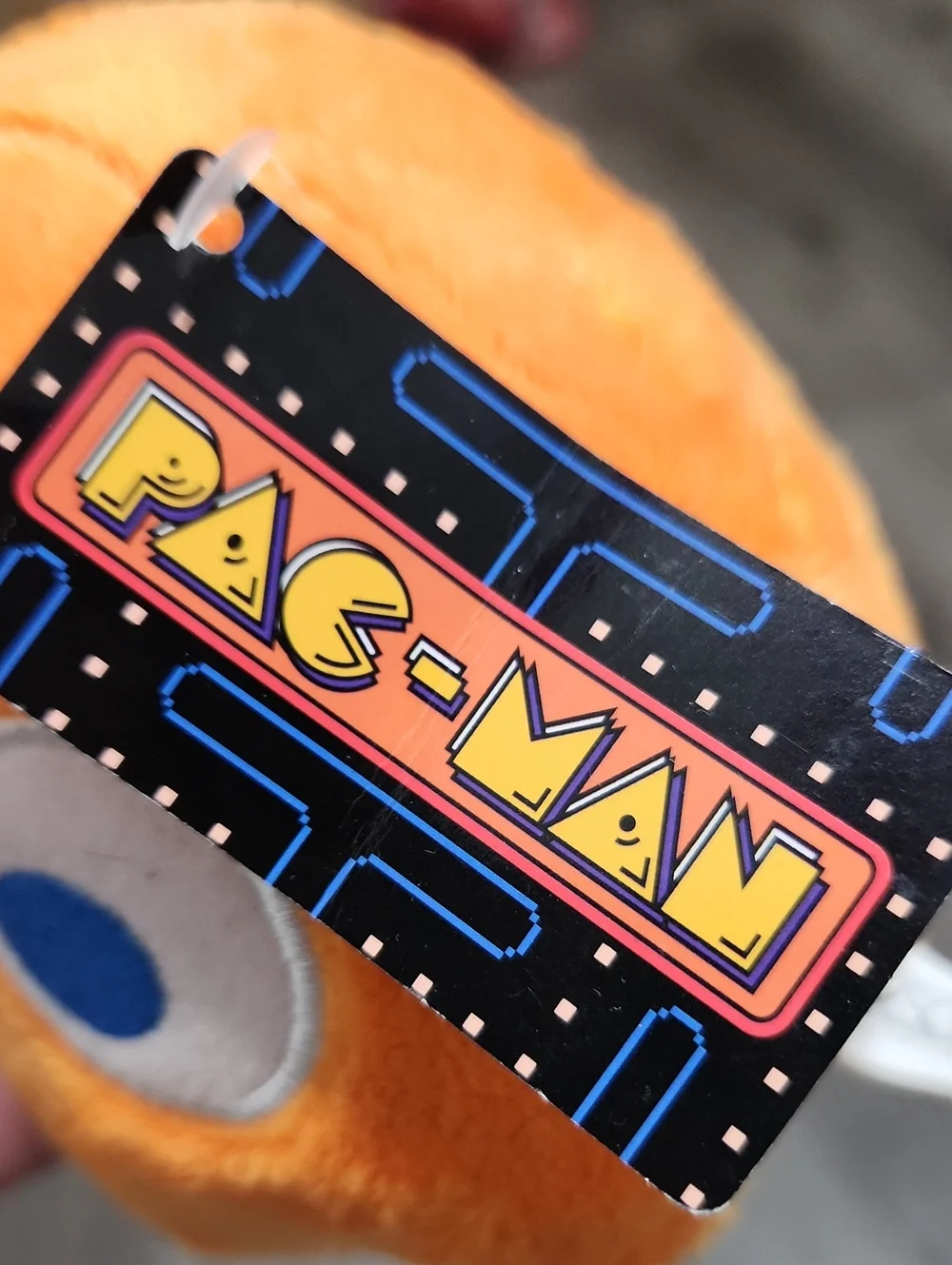 Pac-Man Orange Ghost Plush